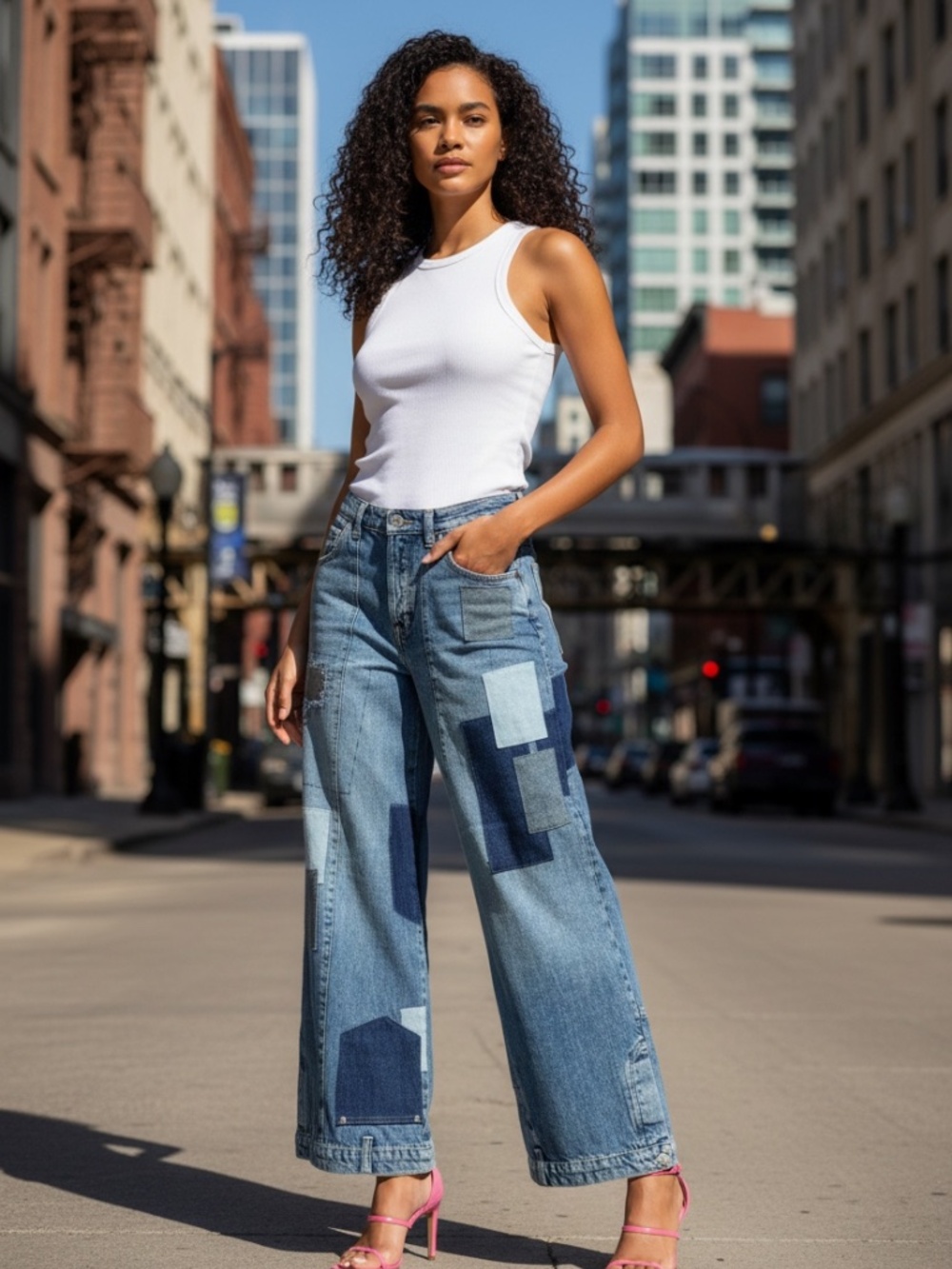 NWT Free People We The Free Head Over Heels Jeans, Size 30 MSRP $298 - Picture 2 of 15